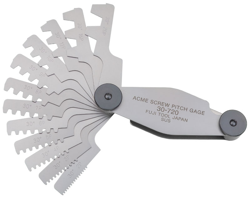 2-20mm ISO Trapezoidal Screw Pitch Gauge